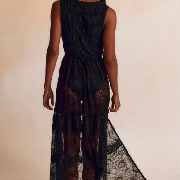 Free People NWT Sweat Saloon Sleeveless Maxi Bodysuit - small - Picture 3 of 9